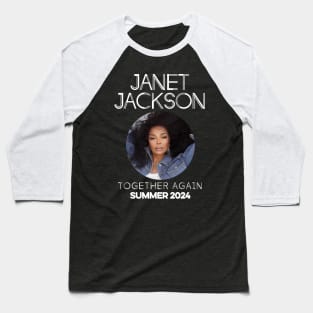 Janet Jackson Together Again Summer 2024 Baseball T-Shirt